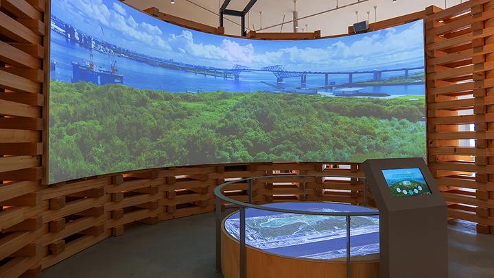 大型施設の展示映像