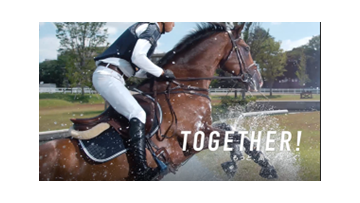 JRA 「TOGETHER もっと高く美しく触れ合い」CM